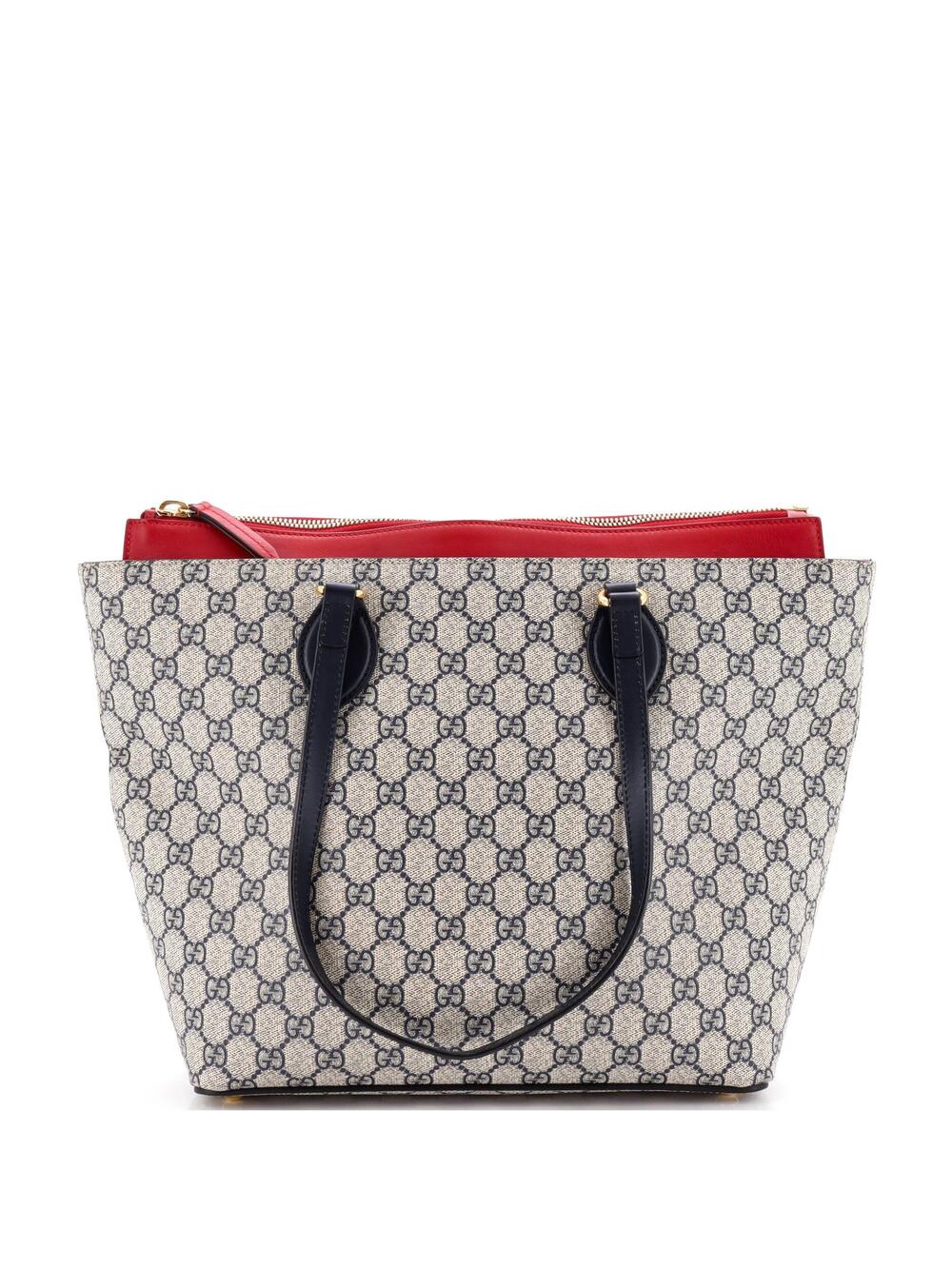 Gucci Linea A Zip Tote Gg Coated Canvas #377468G11B